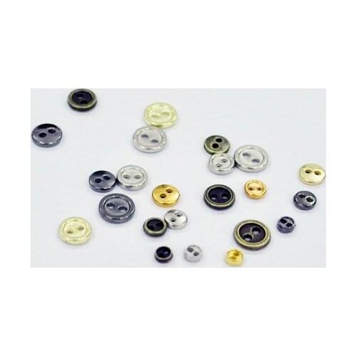 Mini buttons 100pcs 5mm mixed color round bread buttons little doll buttons for diy sewing craft and scrapbooking accessories