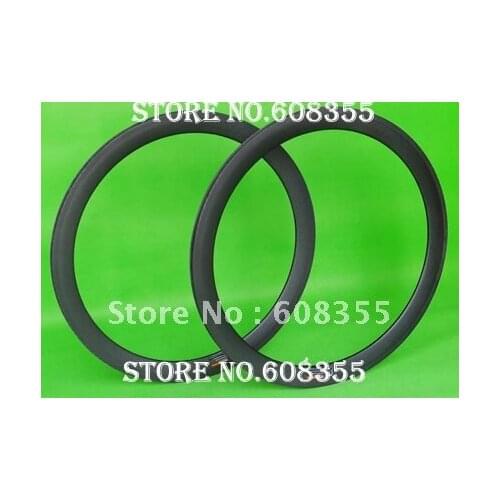 Clincher Rim 50mm - 3K Full carbon Matt Matte road bike Bicycle 700C wheels rim 50mm ( hole 20 , 24 )