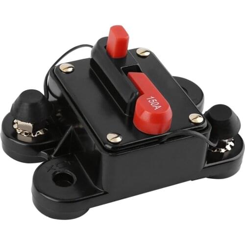 Optional Car Audio Inline Circuit Breaker Fuse 50A 60A 80A 100A 125A 150A 200A 250A for 12V Protection SKCB-01-100A Hot Sale