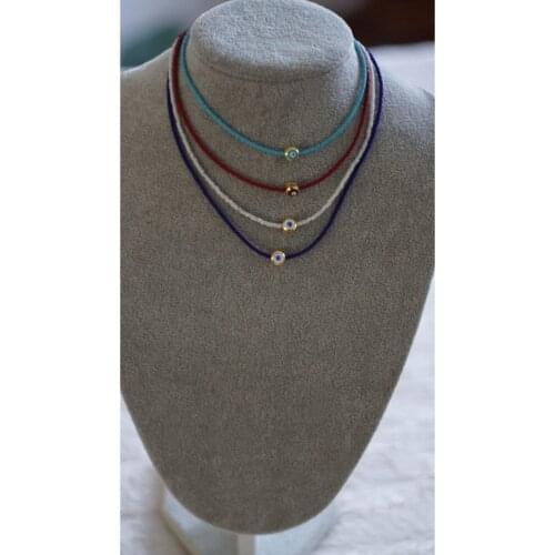 Natural stone turkey bodrum necklace handmade bohemian authentic gift