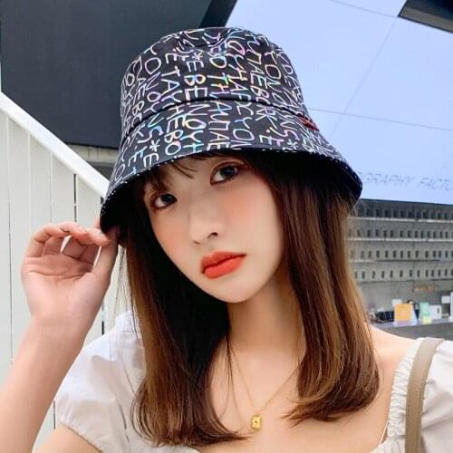 Bucket Hats Women bucket hat Unisex Bob Caps Hip Hop Gorros Men women Summer Panama Cap Beach Sun Fishing boonie Hat