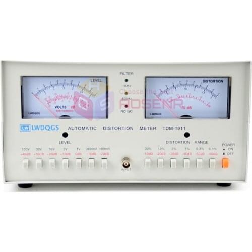 Professional TDM-1911 Audio Signal Distortion Device Test Equipment Analyzer Tester Meter 100mV~100V Scope: 0.1% - 30