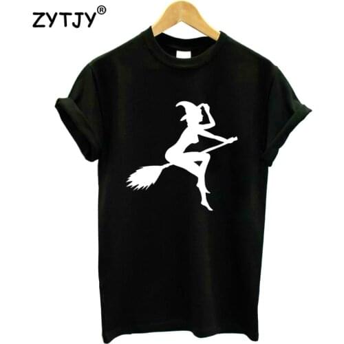 Sexy witch Print Women Tshirt Cotton Funny t Shirt For Lady Girl Top Tee Hipster Tumblr Drop Ship HH-190
