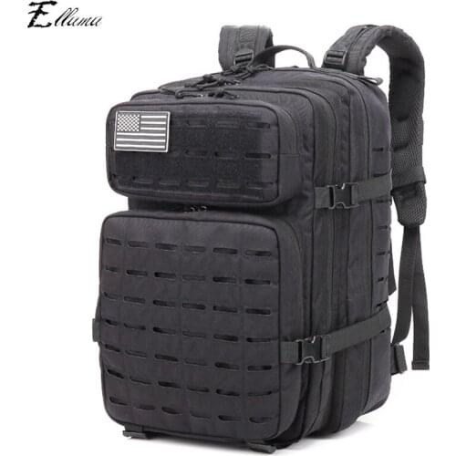 Outdoor Backpacks 45L Waterproof Oxford Molle Tactical Travel Bag Large Capacity Camping Hiking Trekking Backpack Rucksack