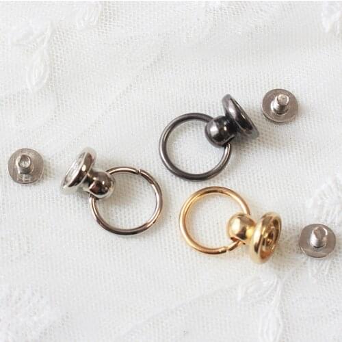 Round Head Rivets With Rivet Button, Head Screws For Man