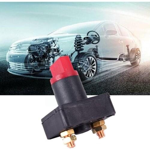 1Pcs Battery Disconnect Kill Selector Switch 6MM 300A Off 60VDC Master Rotary Isolator Cut Switch Kill 1500VAC/1min Disconn R2O0