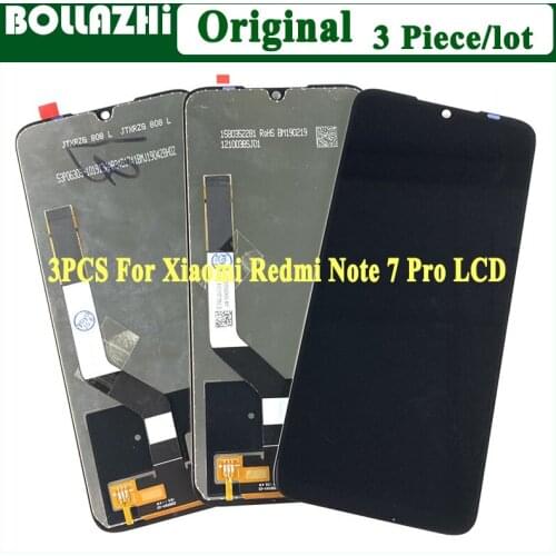 3 Piece/lot For Xiaomi Redmi Note 7 Pro LCD Display With Screen Touch Digitizer Assembly For Redmi Note 7 Pro LCD