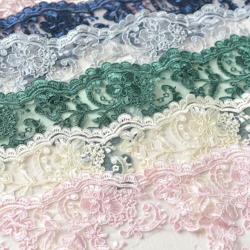3Yards/lot 16cm wide off white wedding head jewelry lace home sofa curtain lace fabric accessories Z150