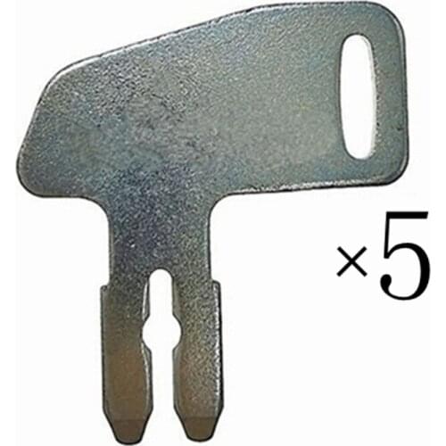5pc Battery Disconnect Heavy Equipment Key K2C166 For Komatsu Master