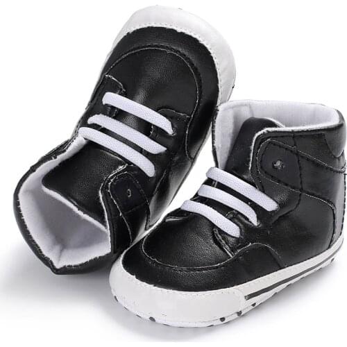 E&Bainel 2018 Spring Autumn Infant Baby Boy Shoes Boots Girls Prewalker Soft Sole PU Leather First Walkers Crib Shoes Booties
