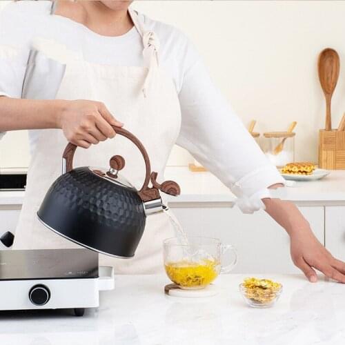 Kettle household items suitable for induction cooker gas stove whistling stainless steel kettle kitchen accessories cold kettle