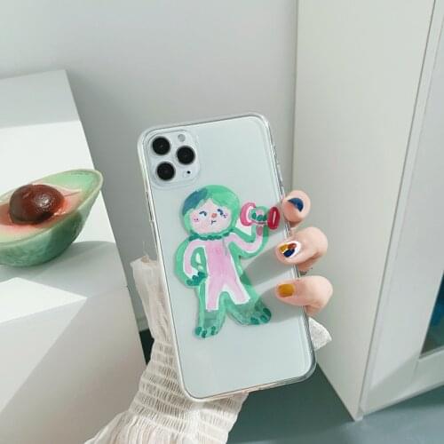 Funny graffiti art fitness man Phone case For iPhone 11 Pro Max case Cute soft cover for iPhone XS MAX XR X 7 8 Plus 7Plus Case