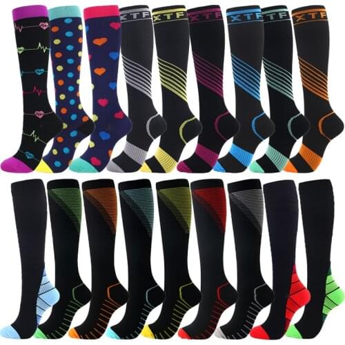 Compression Stockings (4/6/7/8 pairs) 15-20 Mmhg Is For Male And Female Nurses To Run Natural Hiking Suitable For Varicose Veins