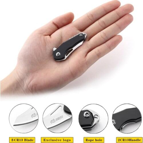 Pocket Tactical Knife Folding Hunting Knife Hiking Knives Outdoor Rescue EDC for Self-Defense Survival Climbing Riding Camping