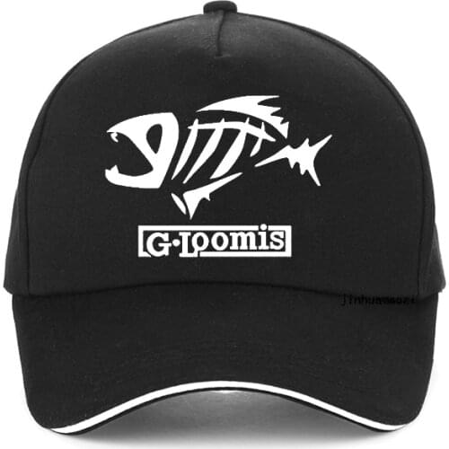 New Man g.loomis outdoor fishing cap baseball cap solid outdoor breathable cotton fishing hat hip snapback bone