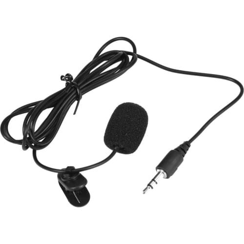 Mini Lavalier Clip 3.5mm Microphone For Headset Speech Teaching Conference