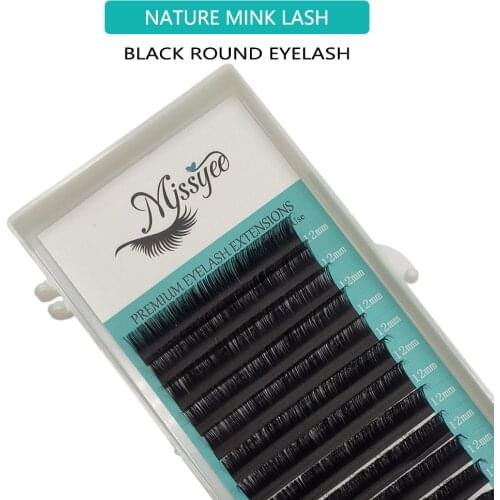 One Tray curl C CC D High quality mink eyelash extension individual eyelashes natural eyelashes fake false eyelashes