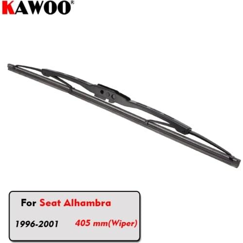 KAWOO Car Rear Wiper Blade Blades Back Window Wipers Arm For Seat Alhambra Hatchback (1996-2001) 405mm Car Accessories Styling