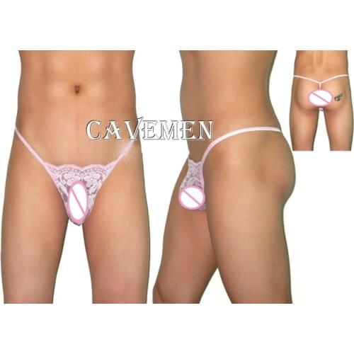 The ultimate Temptation * Mens lace Thong * 1743 *sexy men lingerie T-Back Thong G-String T pants Brief Underwear free shipping