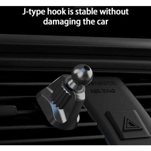 Universal Car Air Vent Clip Car Holder Clip Air Vent Universal 360 Gravity Windshied Stand Bracket Car Phone Holder Support Clip