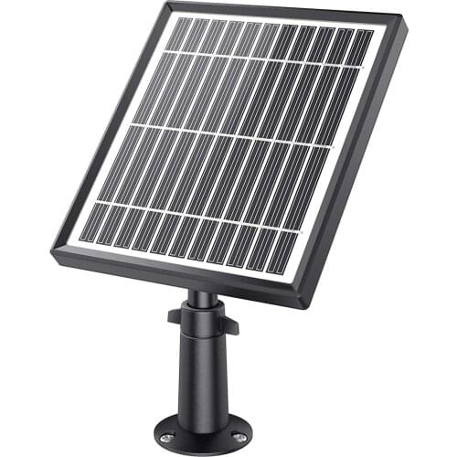 Waterproof Solar Panel 3.3W 5.5V 3m Micro Cable for Wire Free Home Security Outdoor WiFi IP Rechargeable Battery Camera