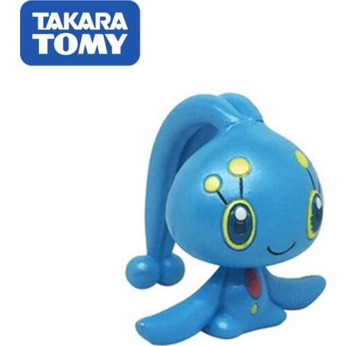 Japan Anime Figure Pokemon Genuine TAKARA TOMY Japanese Version MC Plated Manaphy Doll Toy Kids Gifts