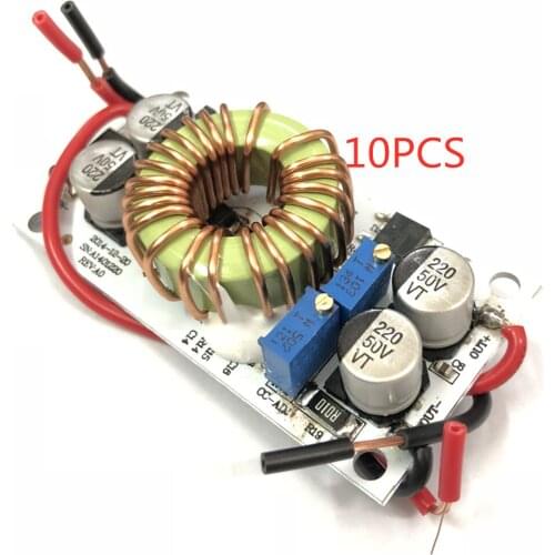 10PCS Adjustable 250W High-power Boost Converter Step-up Module Mobile Power Supply LED Module Max 10A DC-DC 8.5~48V to 10~50V