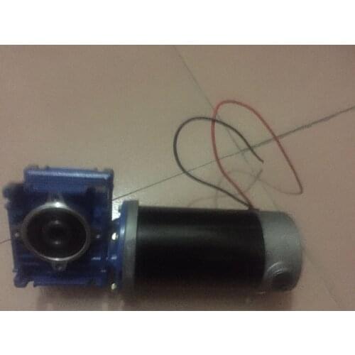12V 90W 24v 100w high torque worm gear motor DC motor Reduction ratio 1:20 Torque: 105KG.CM