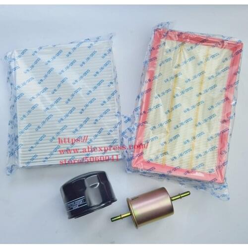 4PCS/SET Filter set for CHANGAN CS55 Air filter+oil filter+fuel filter+Air conditioning filter 1109190-AW02
