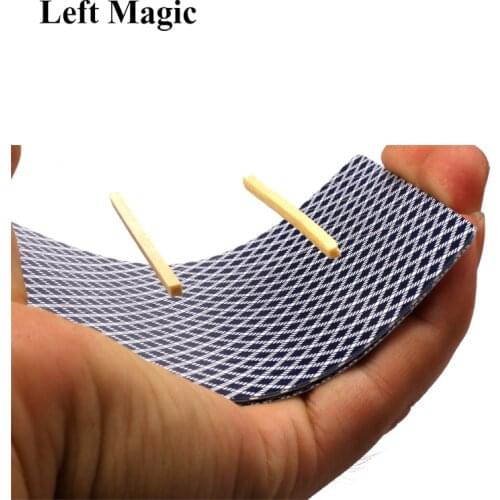 5 Pcs /lot Funny Air Floating Magic Tricks Card Match Close Up Magic Magician Magic Trick Toothpick Matches Floating Props G8141