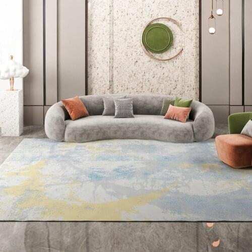 Abstract Living Room Carpet Nordic Chenille Fabric Large 200x300 Rug For Bedroom Decor Floor Modern Sofa Study Coffee Mat Table
