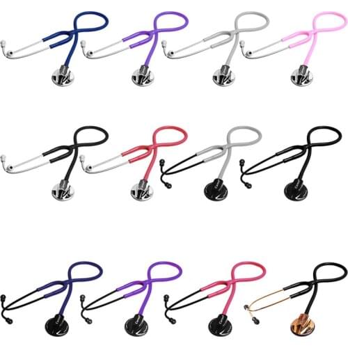 Carent medical professional single-sided single-tube silver-backed stethoscope for giving gifts to doctors