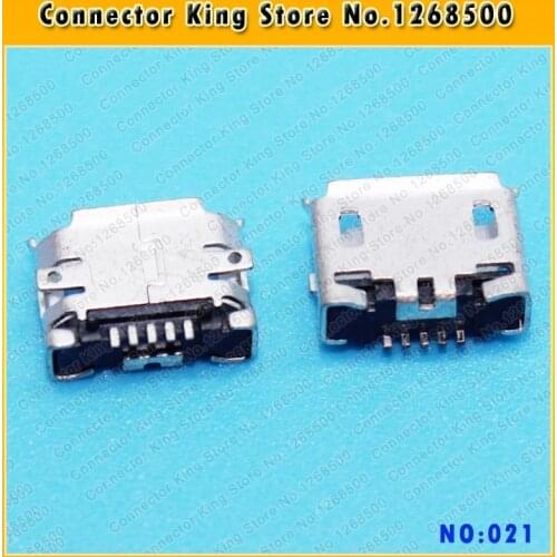 ChengHaoRan Micro female usb connector SMT pcb charge connector B type,MC-021