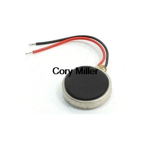 DC 3V 12000RPM Two Wired 10mm x 3mm Coin Cell Phone Vibration Motor
