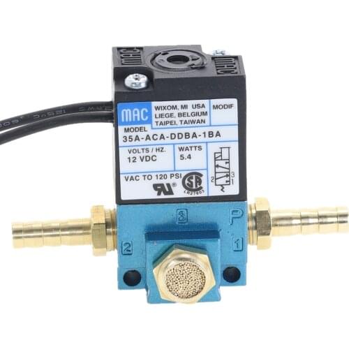 MAC 3 Port Electronic Boost Control Solenoid Valve 35A-ACA-DDBA-1BA With Brass Silencer