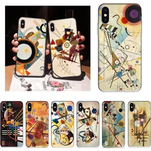 Zororong kandinsky Art Phone Case For iPhone 12 Mini 11 Pro XS Max X XR 7 8 Plus