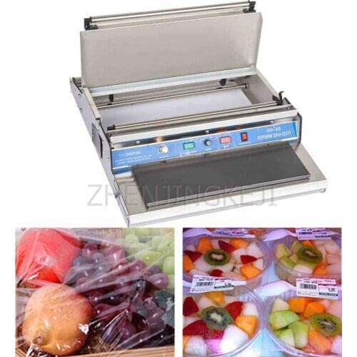 Plastic Wrap Sealing Machine 220V Sealer Tools Supermarket Packing Machine Vegetables Ｍeat Fruit Food Fresh-keeping Equipment