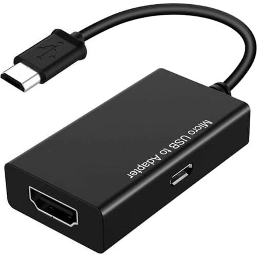 Micro USB To HD Adapter Cable Male To Female 1080P HD HDMI-compatible Audio Video Cable MHL Converter For TV PC Laptop