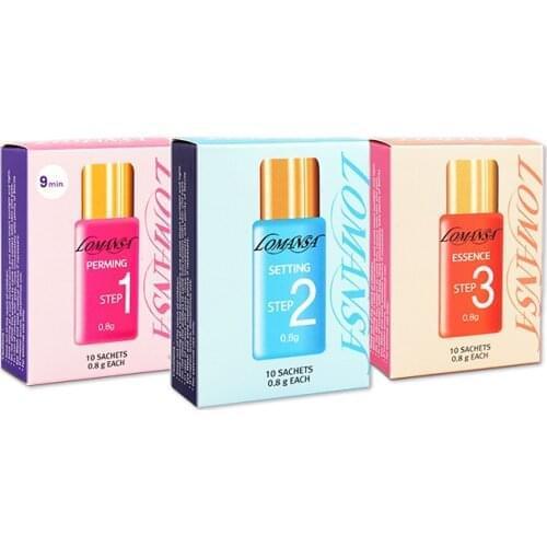 5 Box 9 Min Lomansa Plus Korea Eyelash Lift Kit for Eyelash Extension Lash Lifting Sets Curling Long Lasting Growth Treatment