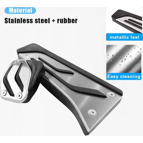 Non Slip Accelerator Brake Pedal Covers Car Brake Accelerator Accessory for BMW M2 M3 M4 M5 M6 i3 i8 2016 2017