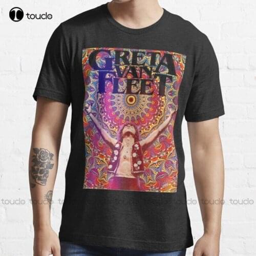 New Gvf Best Seller Trending Greta Van Fleet Art T-Shirt Cotton Tee Shirt S-5Xl