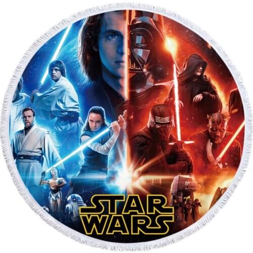 Disney Star Wars Yoda Microfiber Beach Towel Customizable Bath Towel with Tassel Swimming Picnic Rug Yoga Mat Adult Boys Girls