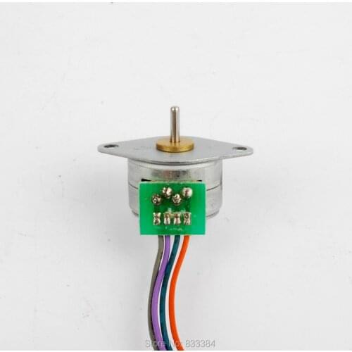 10Pcs 12V dc Two phase four wire micro Dia 15MM stepping motor with cable For diy mini robot