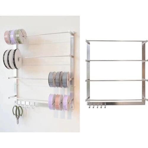 Sewing Ribbon Thread Organizer Holder Sewing Spool Cone Wall Mount Rack Display