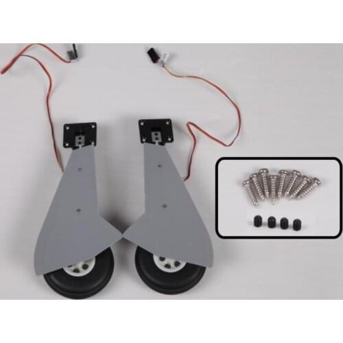 FMS 1100mm 1.1m Typhoon Hawker Main Landing Gear System with 2 Retracts FMSPO108 RC Airplane Model Hobby Plane Aircraft Parts