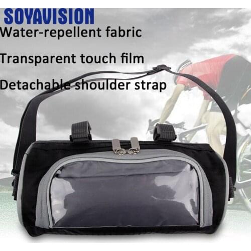 Motorcycle Electric Car Front Handlebar Storage Bag Motorcycle Accessories Waterproof Mobile phone Touch Screen Storage Bag