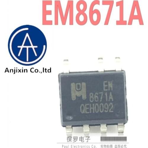 10pcs 100% orginal new real stock LCD power management chip EM8671 EM8671A SOP-7