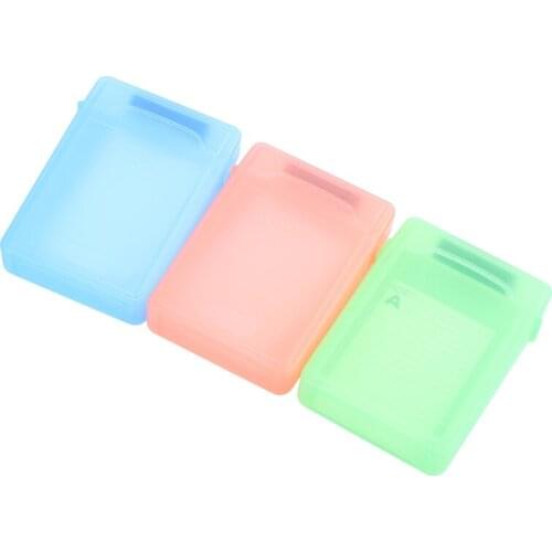 10 PCS 3.5 "Portable IDE Sata HDD External Case Hard Drive Case Hard Case Plastic Protection case Random colors