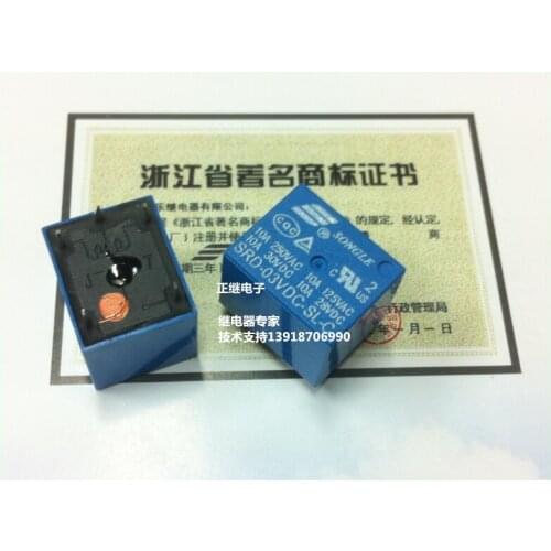 5pcs/lot Relay SRD-3VDC-SL-C 5PIN 10A 250V T73 New and original