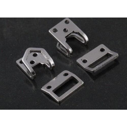 60 pairs / lot HE-023 metal brass sewing underwear hooks and eyes pant skirt hooks silver nickle color free shipping Two sizes